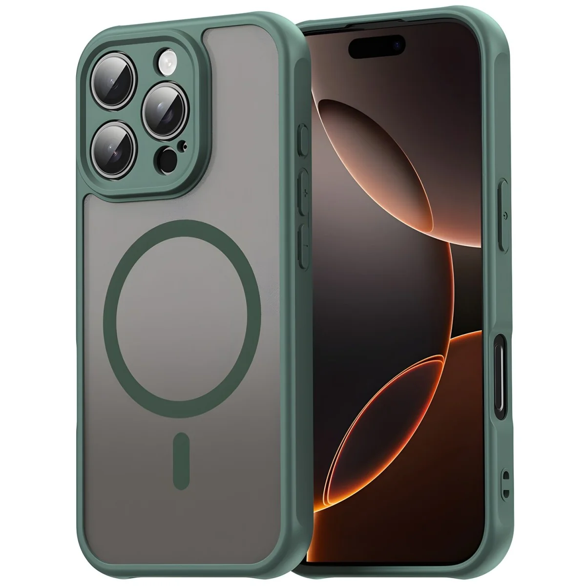 Puzdro Techsuit HaloFrost II MagSafe Pre Apple iPhone 11 - Zelená