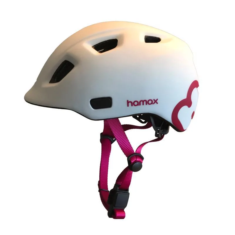 HAMAX Cyklohelma Thundercap White/Pink 52-57 1×1 ks, cyklistická prilba