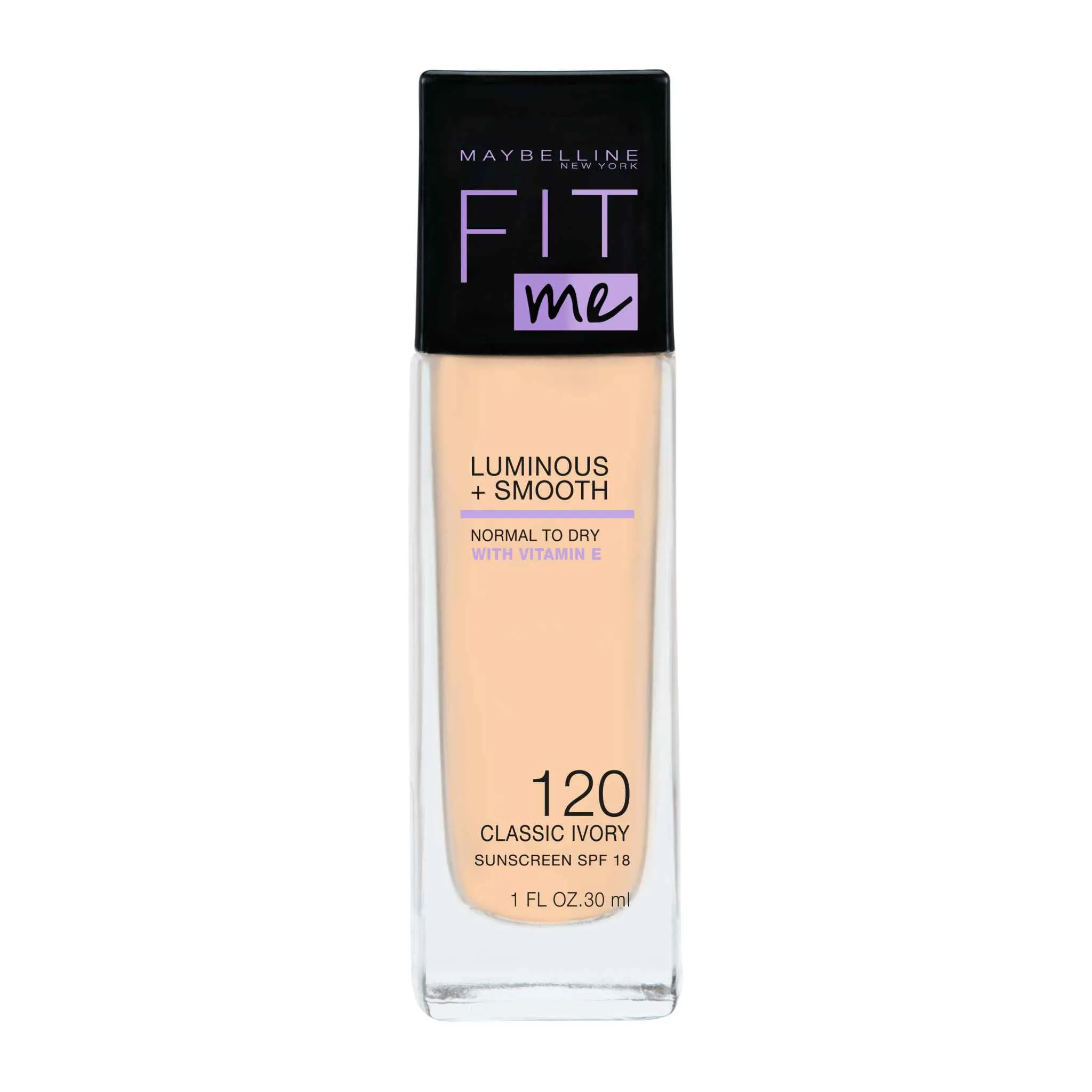 Maybelline New York Fit me Luminous + Smooth 120 Classic Ivory make-up 1×30 ml, make-up