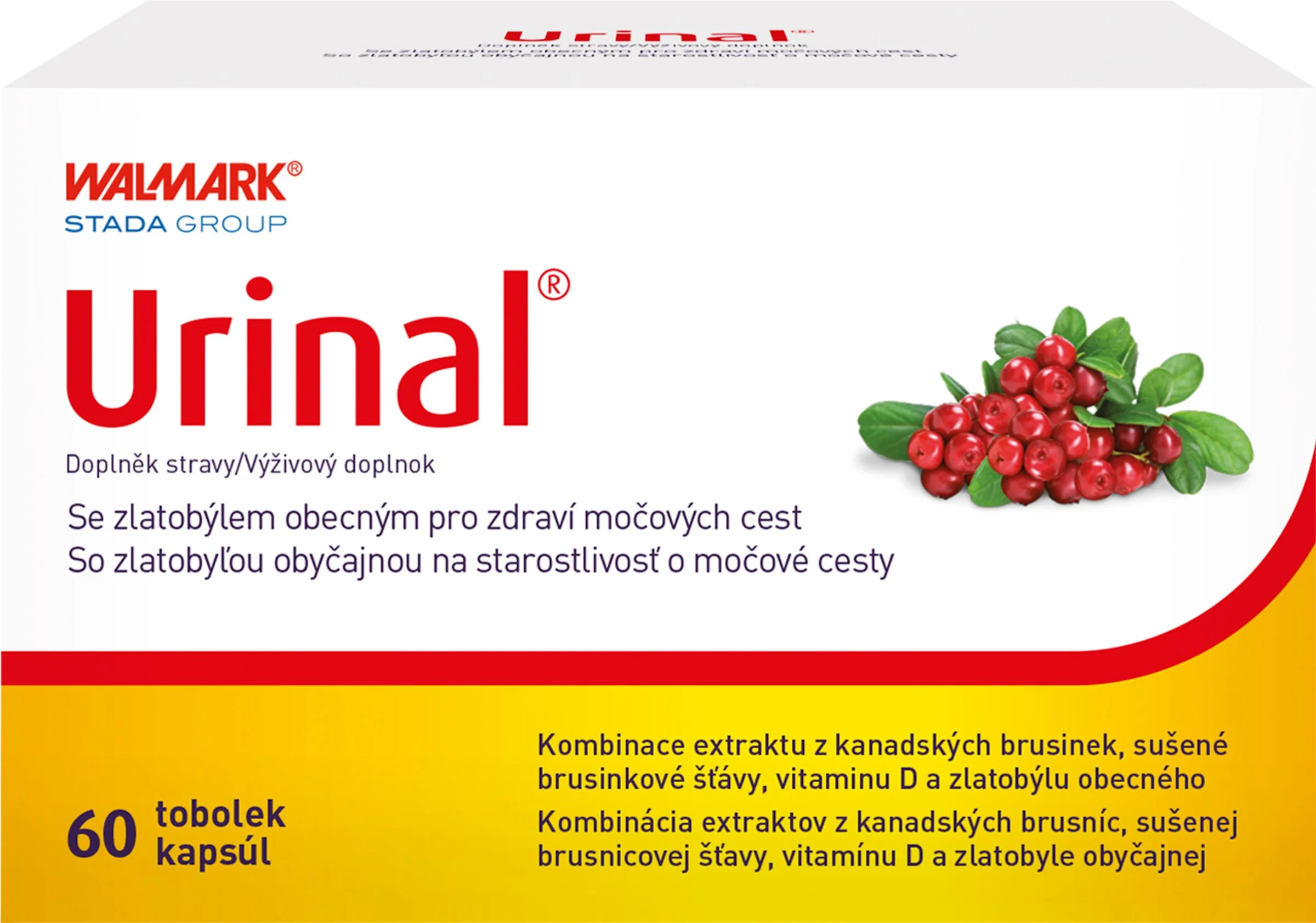 Urinal 1×60 cps, výživový doplnok