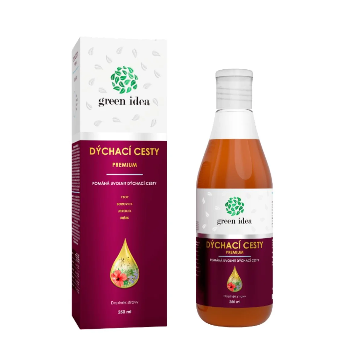 Dýchacie cesty premium 250 ml - Green idea