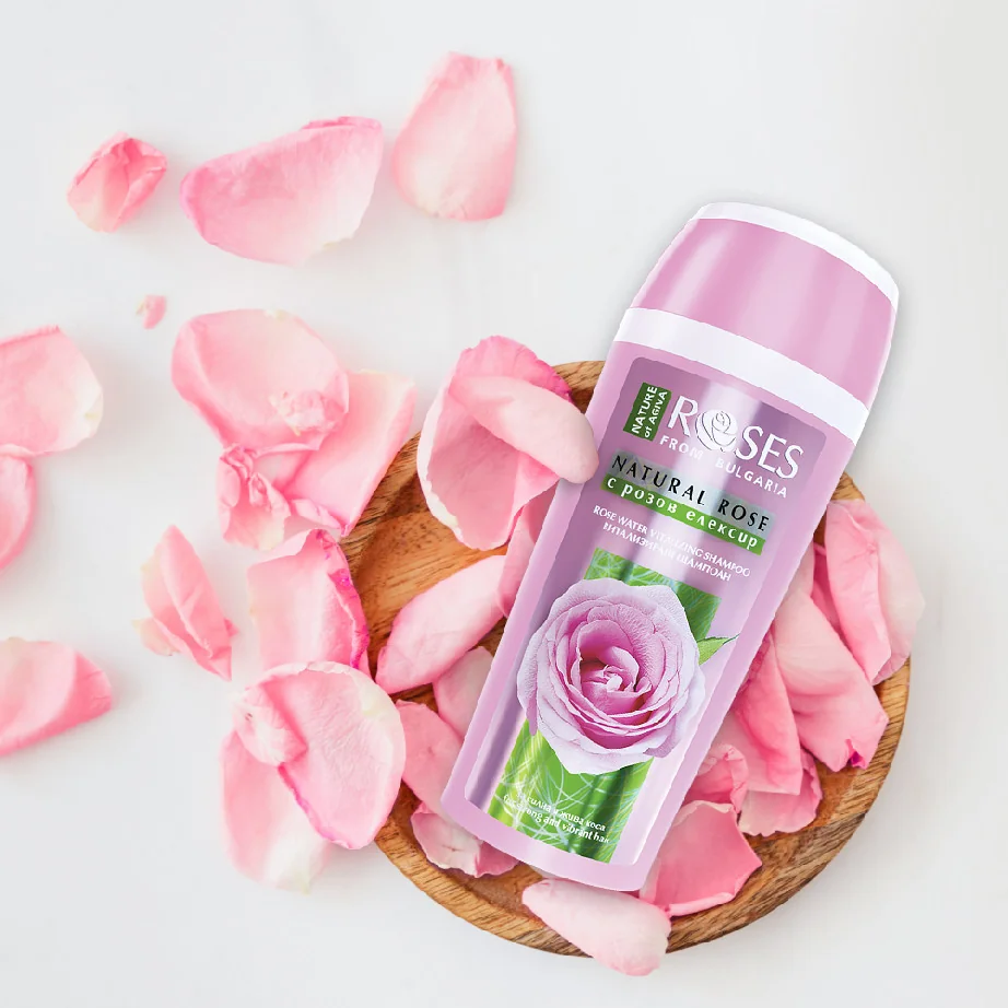 Vitalizujúci šampón pre silné vlasy s ružovým elixírom 250 ml - NATURE OF AGIVA