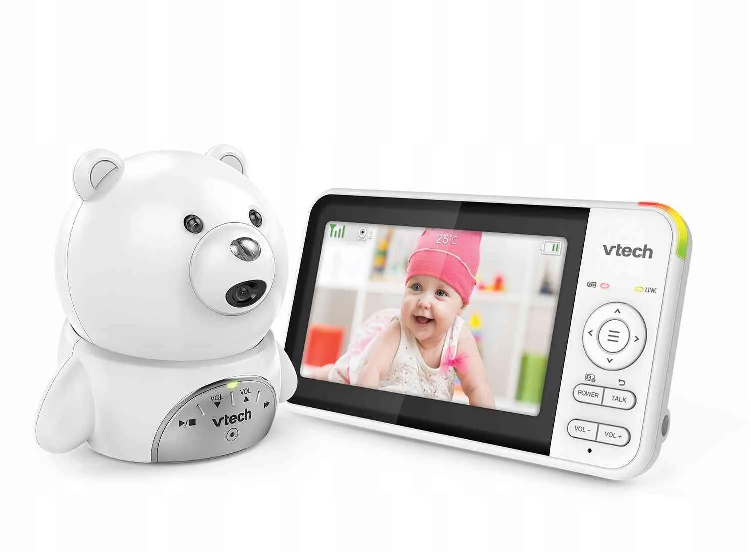 VTECH BM5150-BEAR, detská video opatrovateľka s displejom 5" 1×1ks, pestúnka