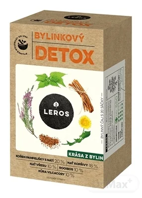 LEROS Bylinkový detox 20×1,5 g, čaj