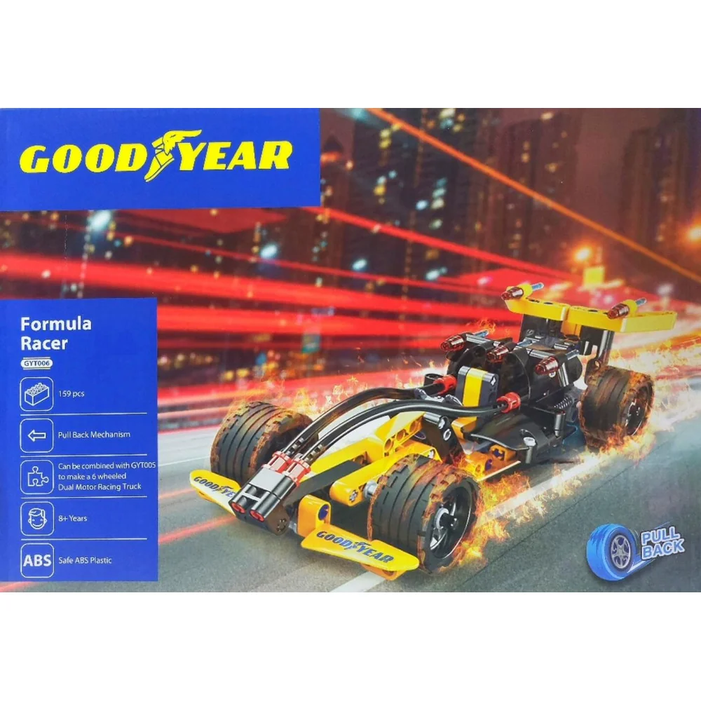 Goodyear formula Official Sport Car GYT006 stavebnica 159 dielikov-Goodyear