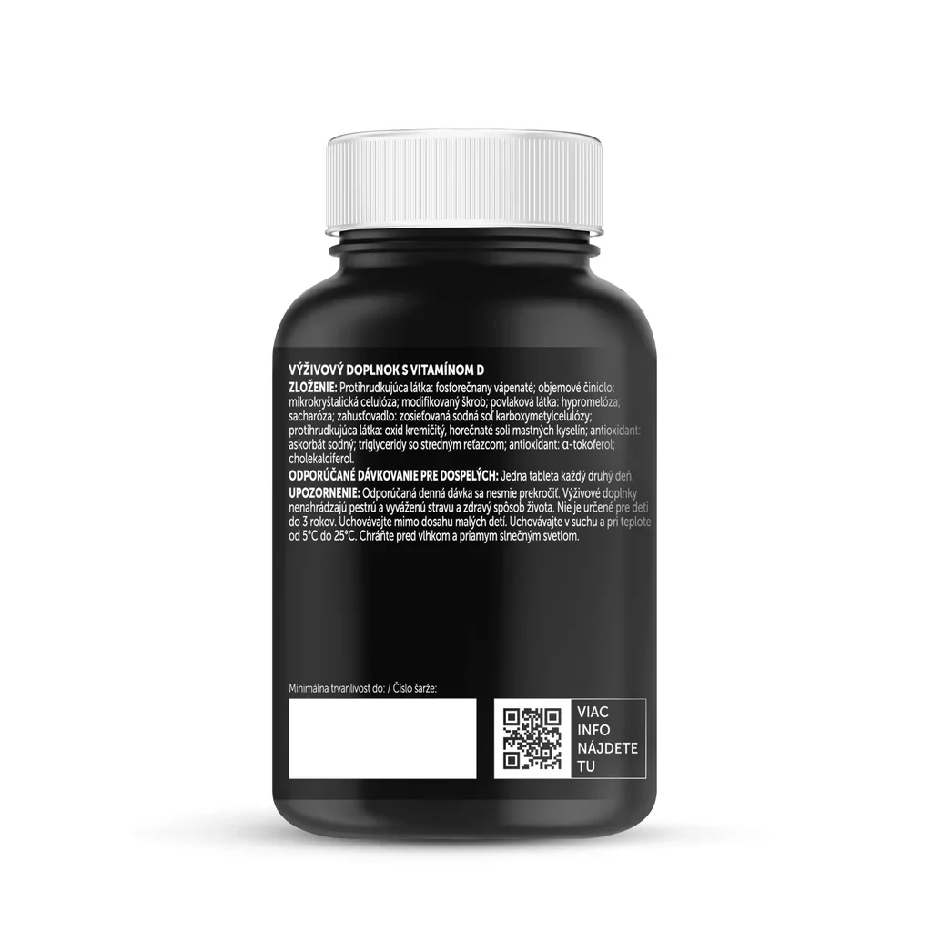 Silwer JOJ play Vitamín D3 180 tabliet. Imunita, kosti, zuby.