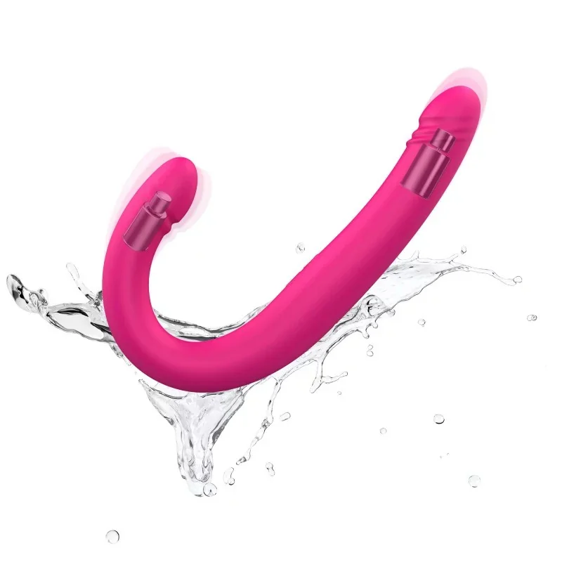 Vibračné obojstranné dildo Orgasmic Double Do 45 cm