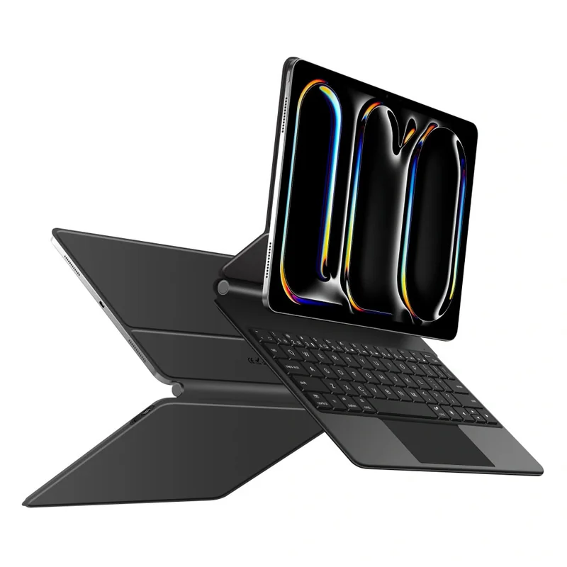 Tech-Protect Smartcase Keyboard puzdro s klávesnicou na iPad Pro 11'' 5-6gen 2024-2025, čierne 5-6gen 2024-2025, čierne