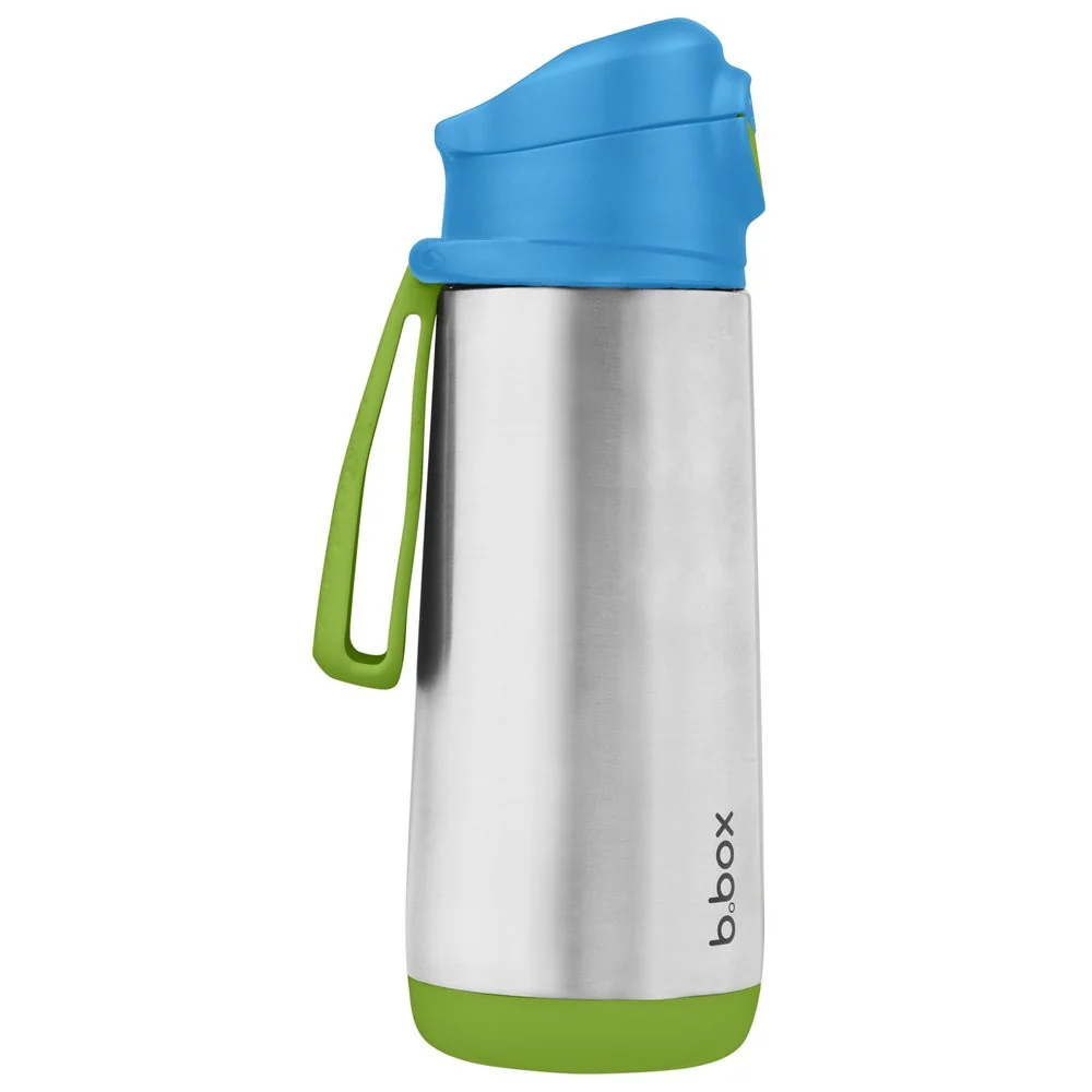 Športová termoska na pitie 500 ml modrá/zelená