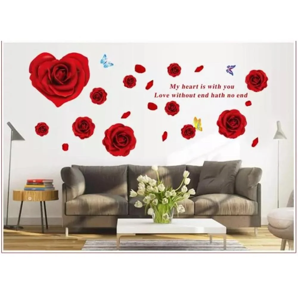 Samolepka na stenu/Tapeta Roses