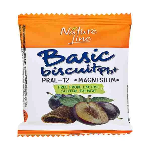 NATURE LINE BASIC BISCIUTS pH+ plum 1×50 g, zdravá sladkosť
