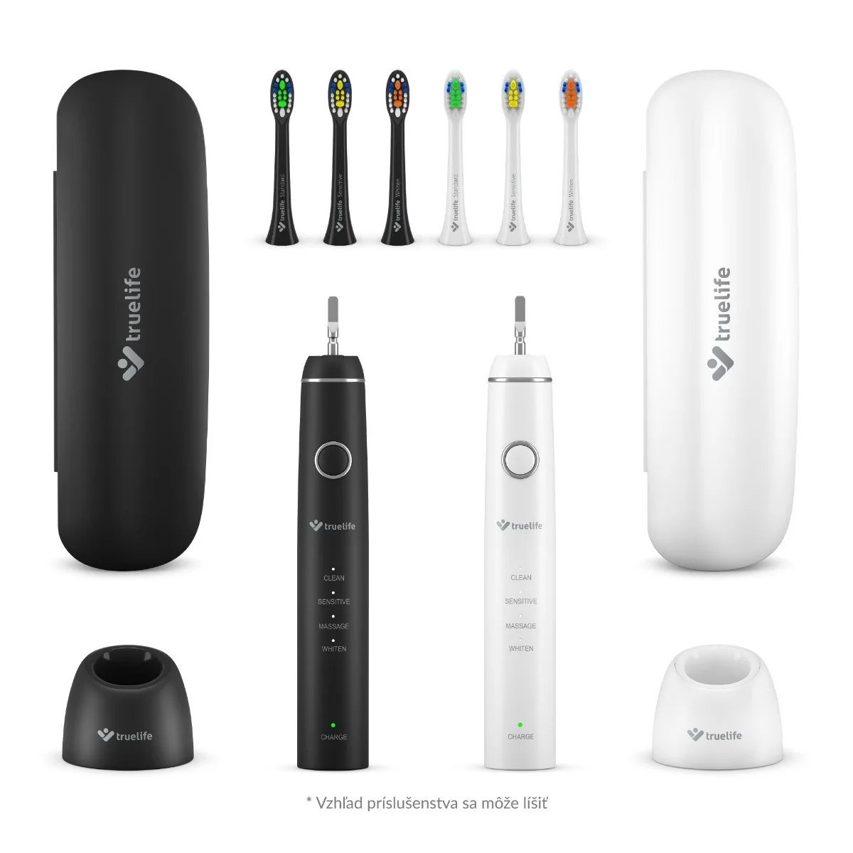 TrueLife SonicBrush Compact Duo 1×2 ks, set sonických zubných kefiek