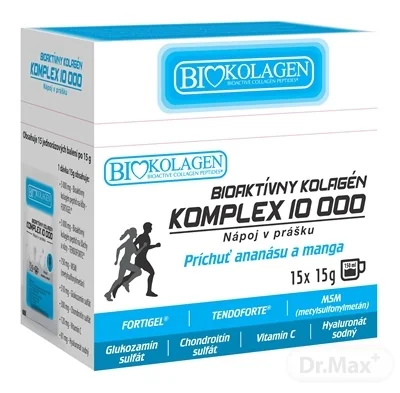 ASP BIOKOLAGEN Bioaktívny kolagén KOMPLEX 10 000 15×15 g, nápoj v prášku, vrecúška (225 g)