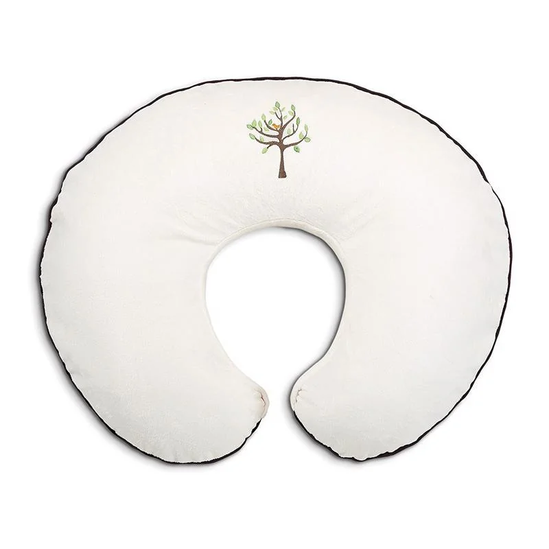 Chicco Vankúš na dojčenie Boppy velur/bavlna - Cream Life Tree 1×1ks
