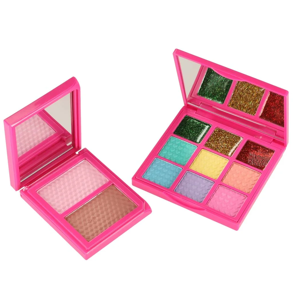 Detský make-up set 21 ks – torebka žlto-ružová