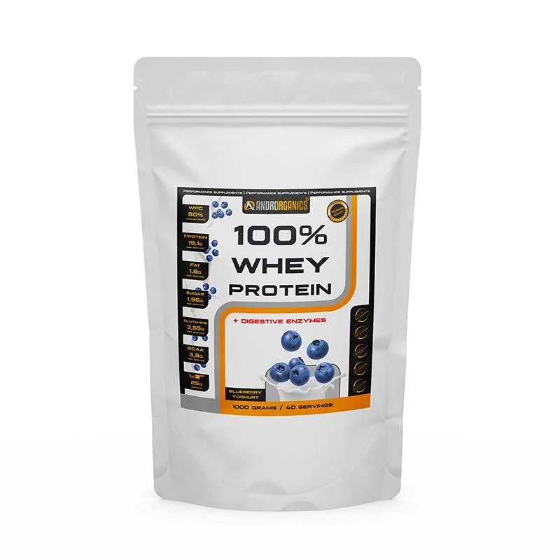 100% Whey Protein - čučoriedka-jogurt 1 kg