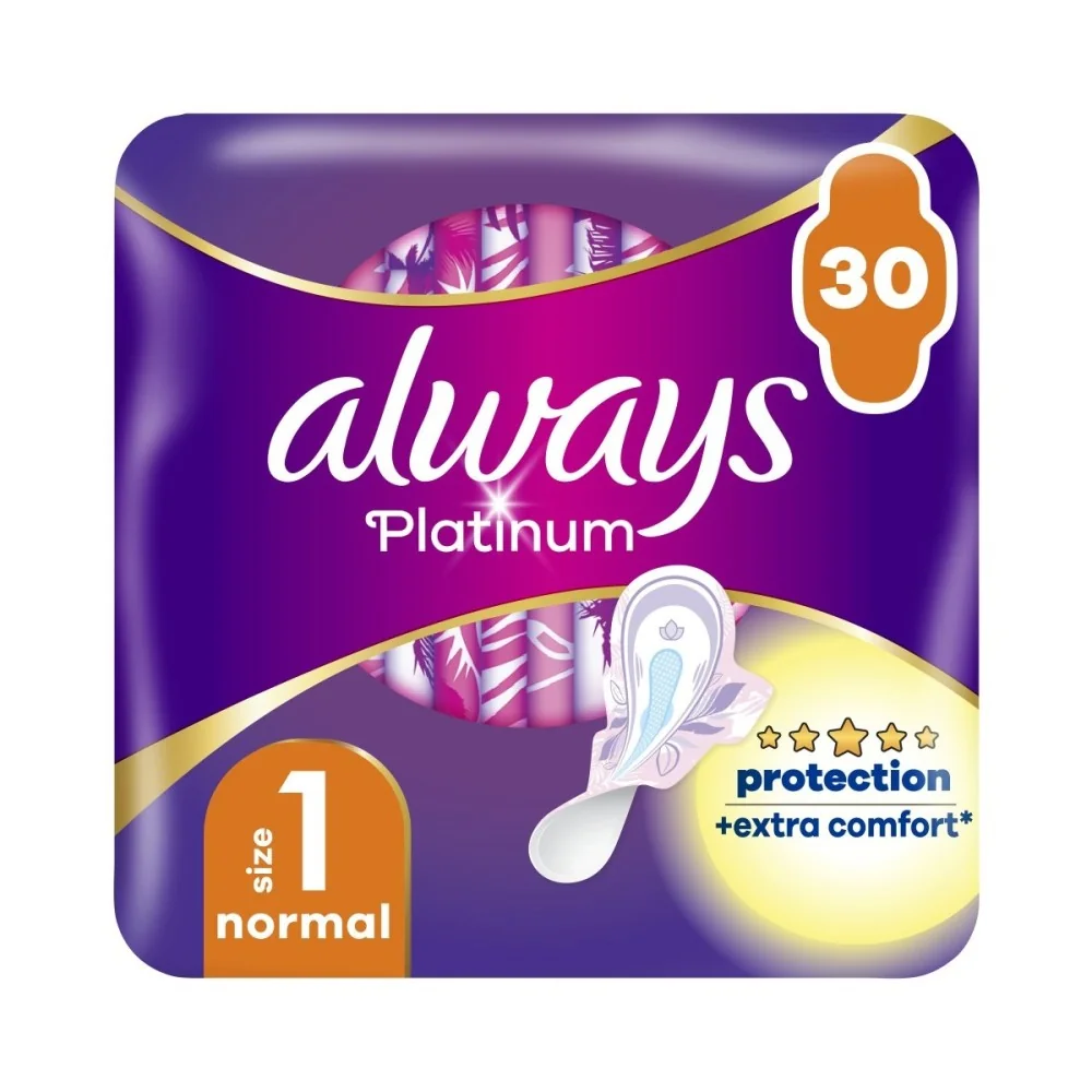 Always Platinum Quatro 30ks Normal 1×30 ks, hygienické vložky