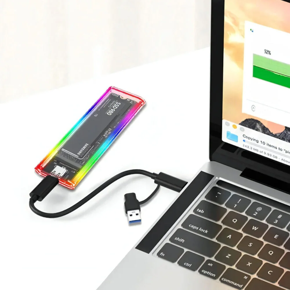 MG externý box pre SSD disk M2 NVMe/NGFF 