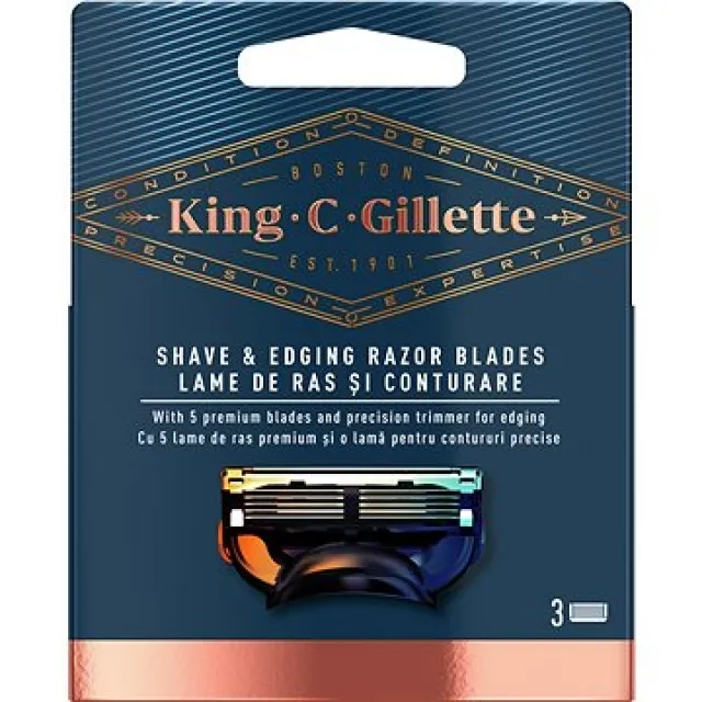 King C Gillette Náhradné hlavice na holiaci strojček