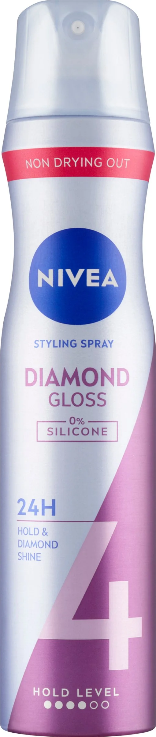 Nivea Lak na vlasy Diamond Gloss Care 1×250 ml, silná fixácia