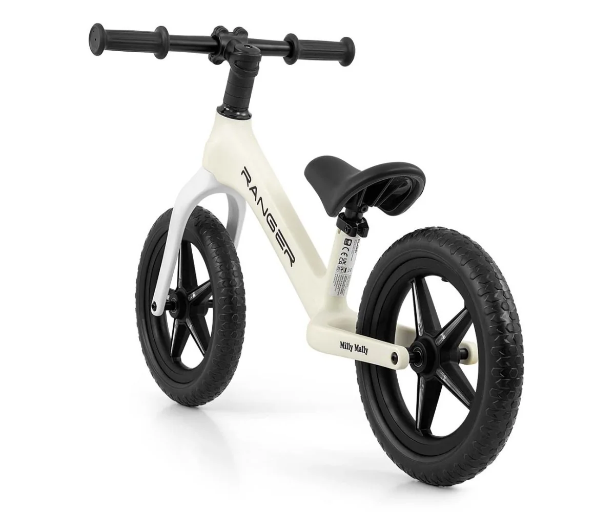 Detské odrážadlo/bicykel Ranger Flash svietiace disky - biela