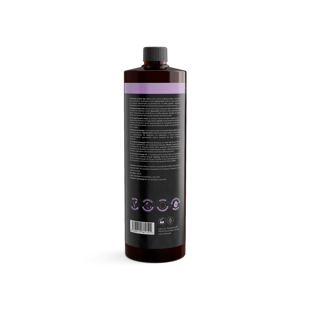Nativea Lavender masážny olej - velvesa® 1000ml
