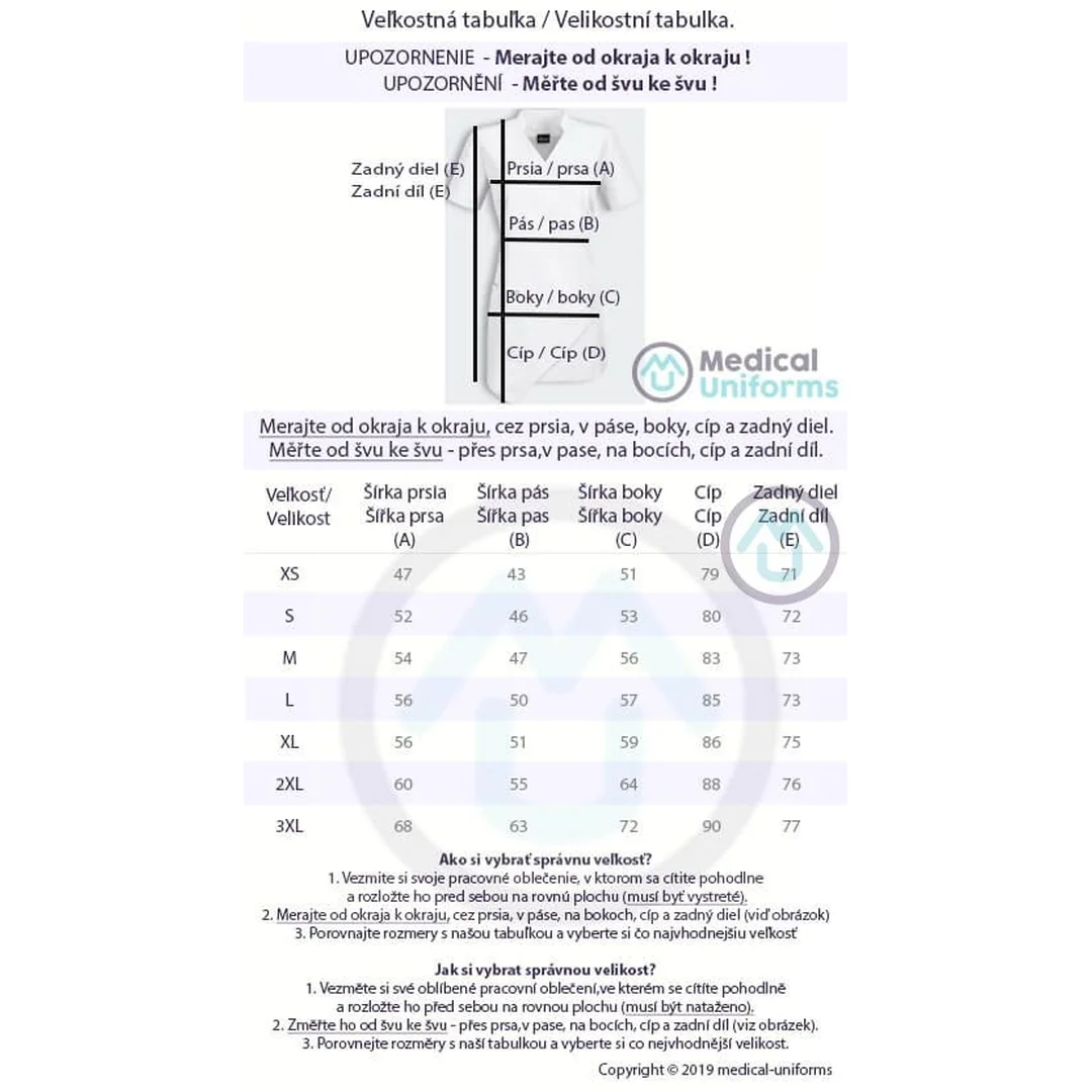 Dámska blúza ASYMETRIC - biela M