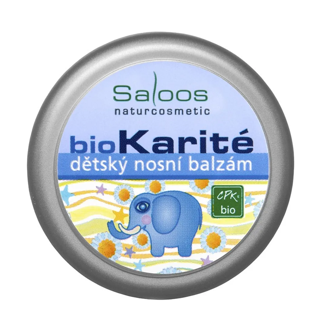 Saloos bioKarité detský nosový balzam 1×19 ml, balzam