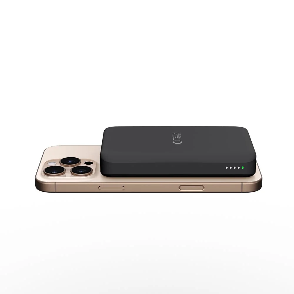 Tech-Protect PB24 LifeMag MagSafe Power Bank 10000mAh, čierny