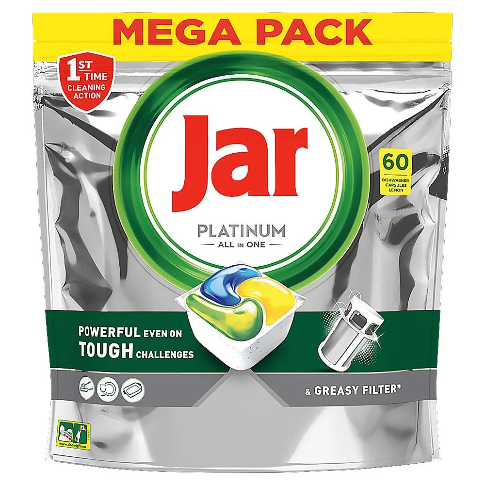 Jar Tablety 60ks Platinum Yellow