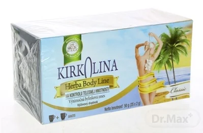 KIRKOLINA Classic HerbaBodyLine bylinná zmes 25×2 g, bylinná zmes v nálevových vreckách