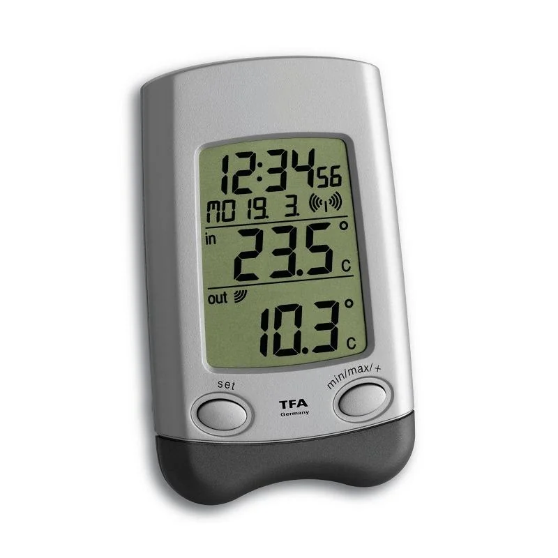 30.3016.54.IT TFA WAVE rádiom riadený bezdrôtový teplomer vonkajšej/vnútornej teploty