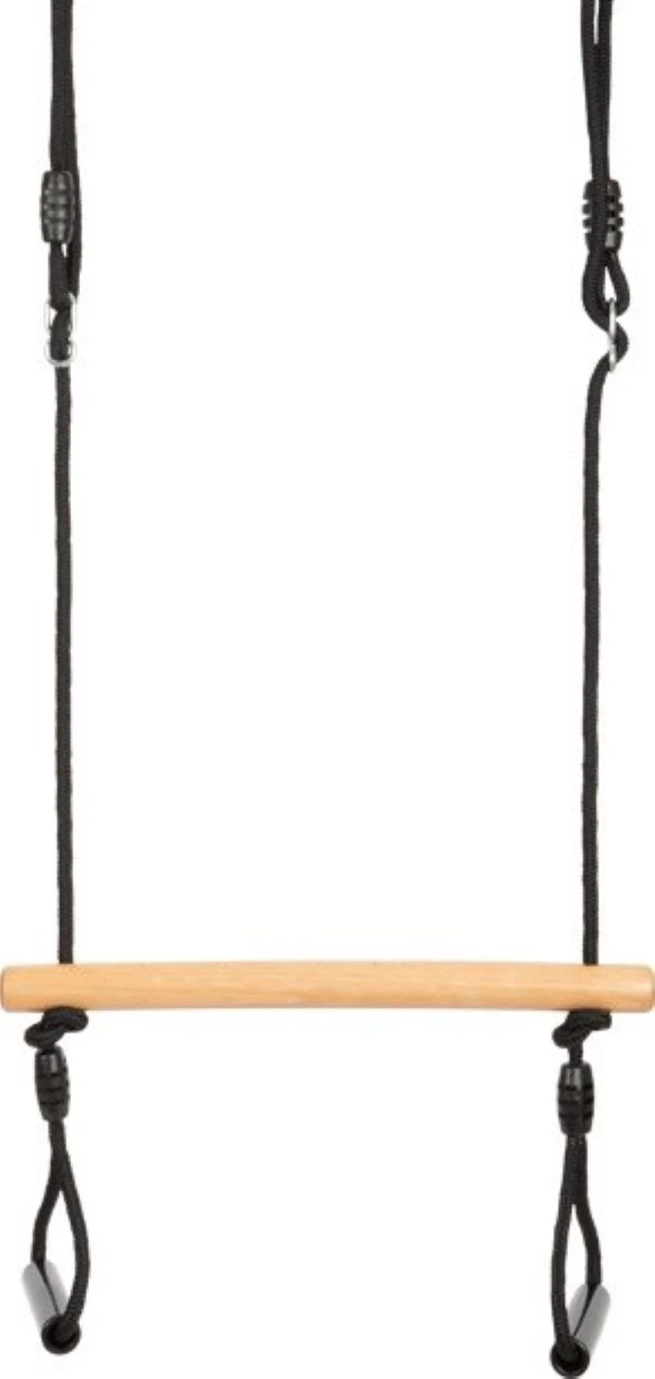 small foot Trapézová hojdačka s gymnastickými kruhmi Black Line