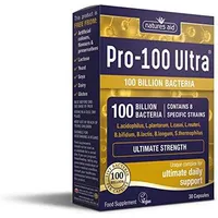 PRO-100 ULTRA PROBIOTIKA 30CPS NATURES AID UK
