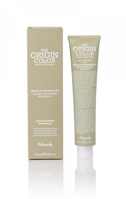 Maxima Nook THE ORIGIN LOOK 10.1 BLONDE Platinum ASH - permanentná krémová farba s nízkym obsahom amoniaku - platinovo-sivá Blond - 100 ml