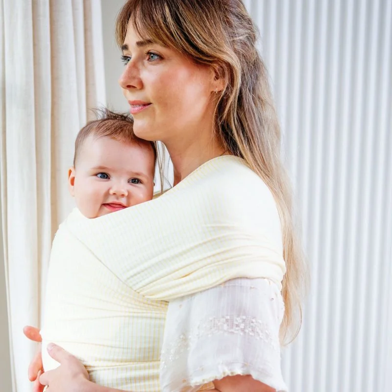 Babylonia nosítko TRICOT-SLEN BAMBOO Yellow Mellow