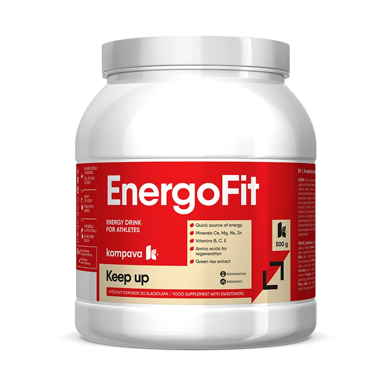 Kompava EnergoFit 1×500 g, energetický nápoj, grep