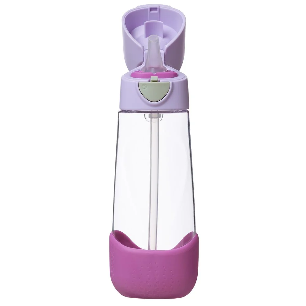 Fľaša na pitie so slamkou 600 ml sugar plum