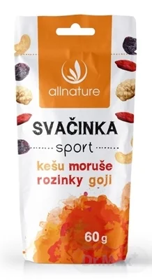 Allnature Zmes Desiata Šport 60g 1×60 g, olovrant