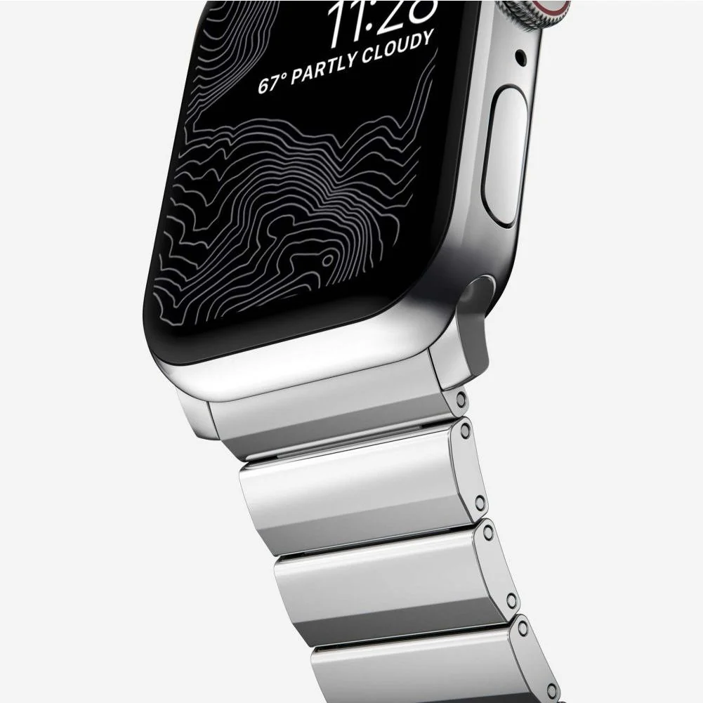 Tech-Protect Steel remienok na Apple Watch 44/45/49mm, silver