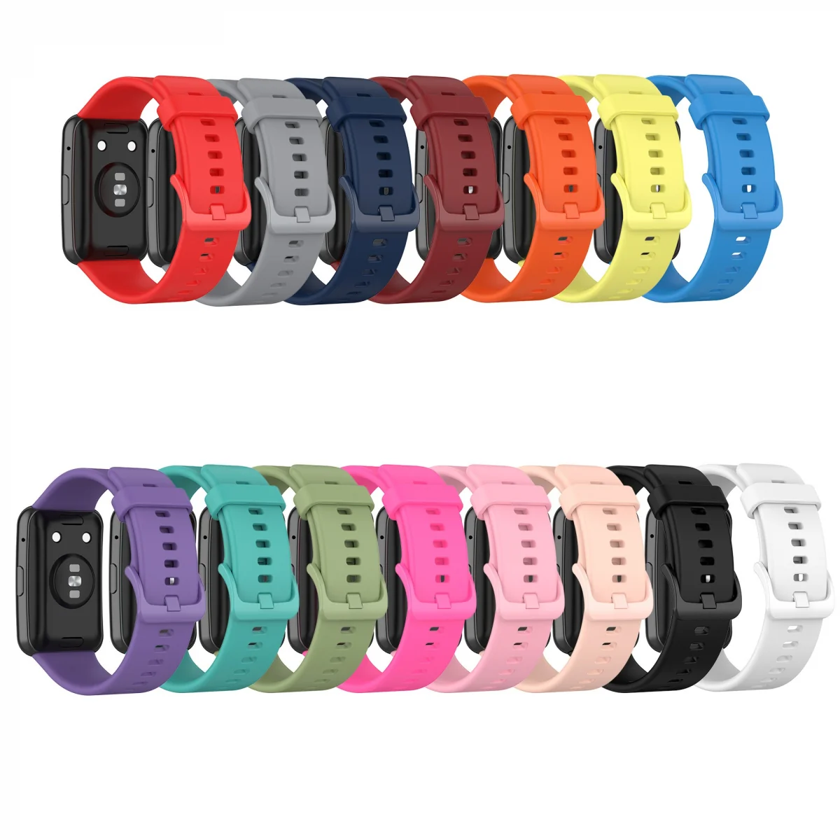 BStrap Silicone remienok na Huawei Watch Fit white