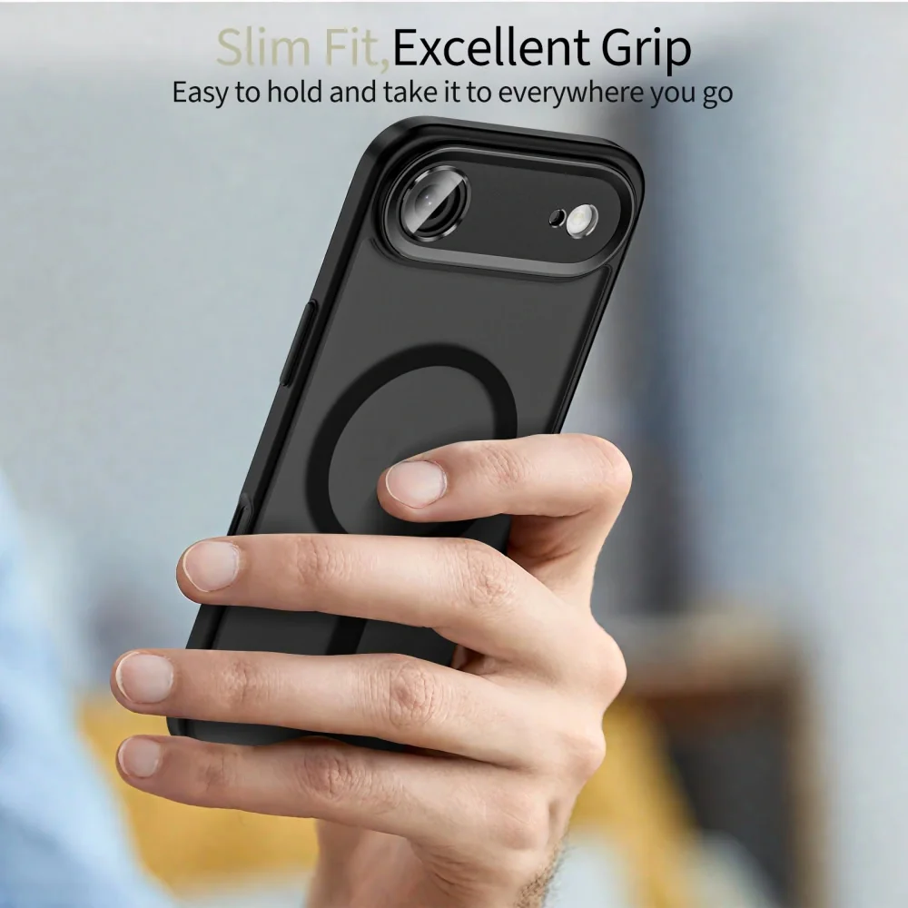 Tech-Protect MagCam MagSafe kryt na iPhone 17 Air, čierny