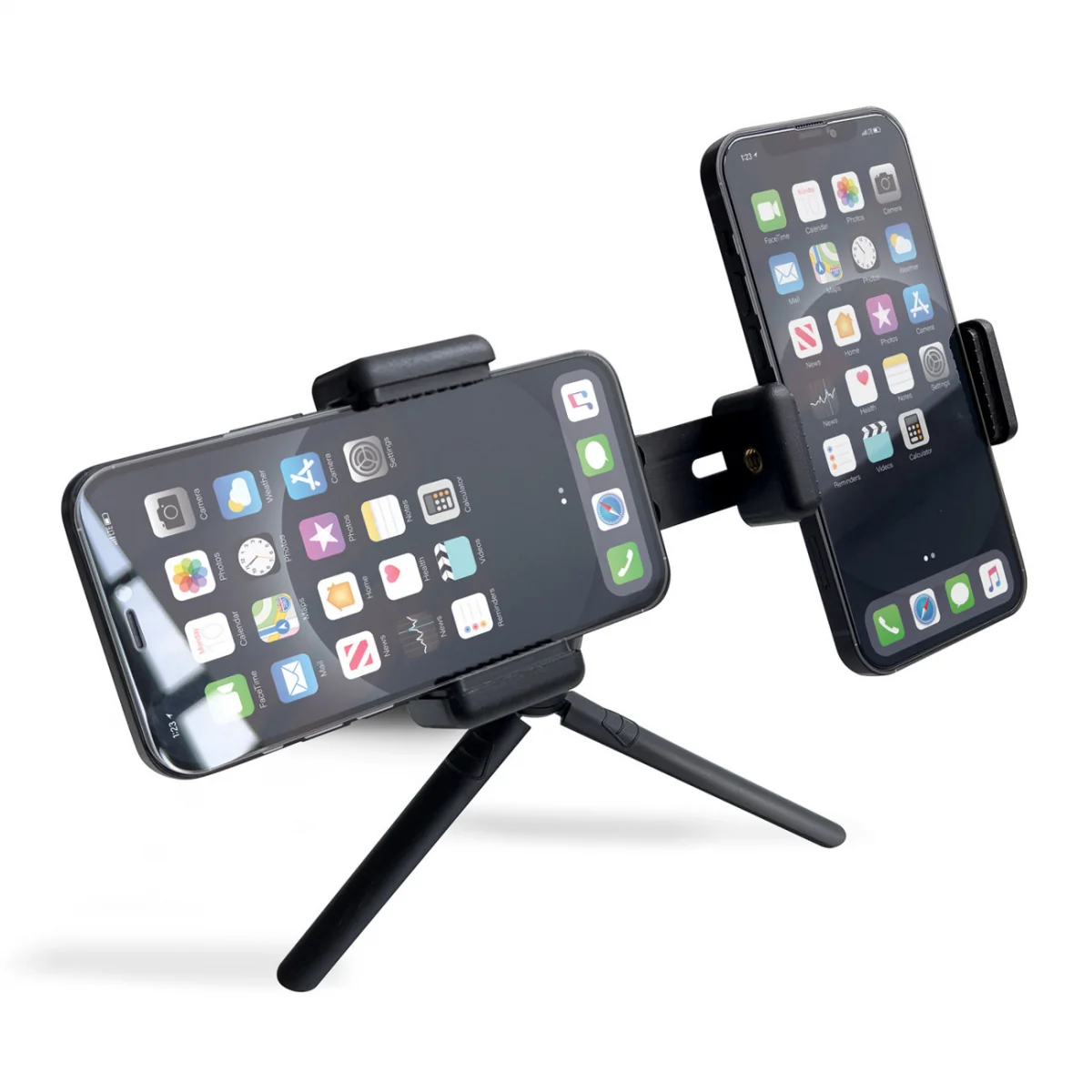 MG Dual Holder držiak na mobil so statívom, čierny