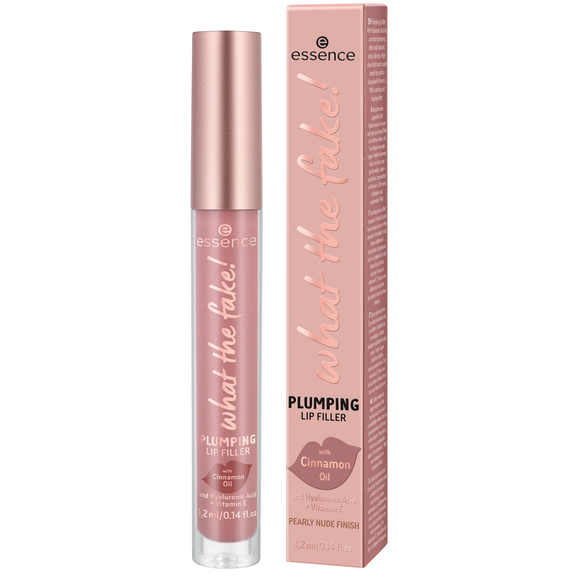 essence lesk na pery what the fake! PLUMPING LIP FILLER 02 1×4,2 ml, lesk na pery