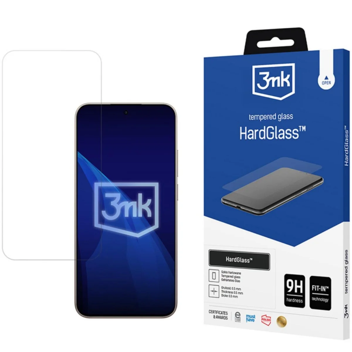 Ochranné sklo HardGlass™ s tvrdosťou 9H Transparentné