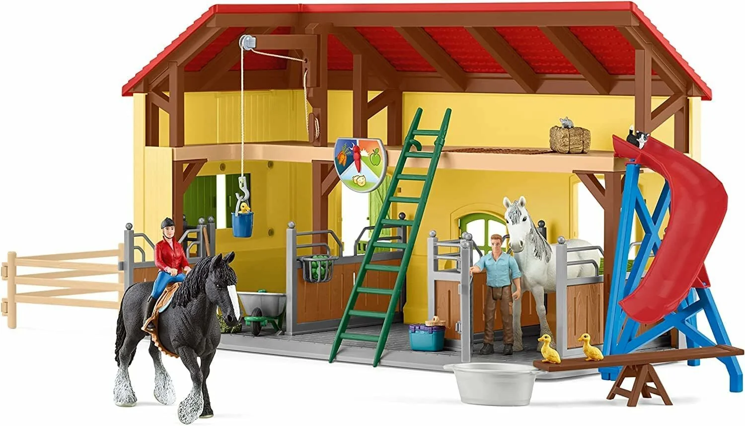 Schleich Horse Club stajňa pre kone s príslušenstvom