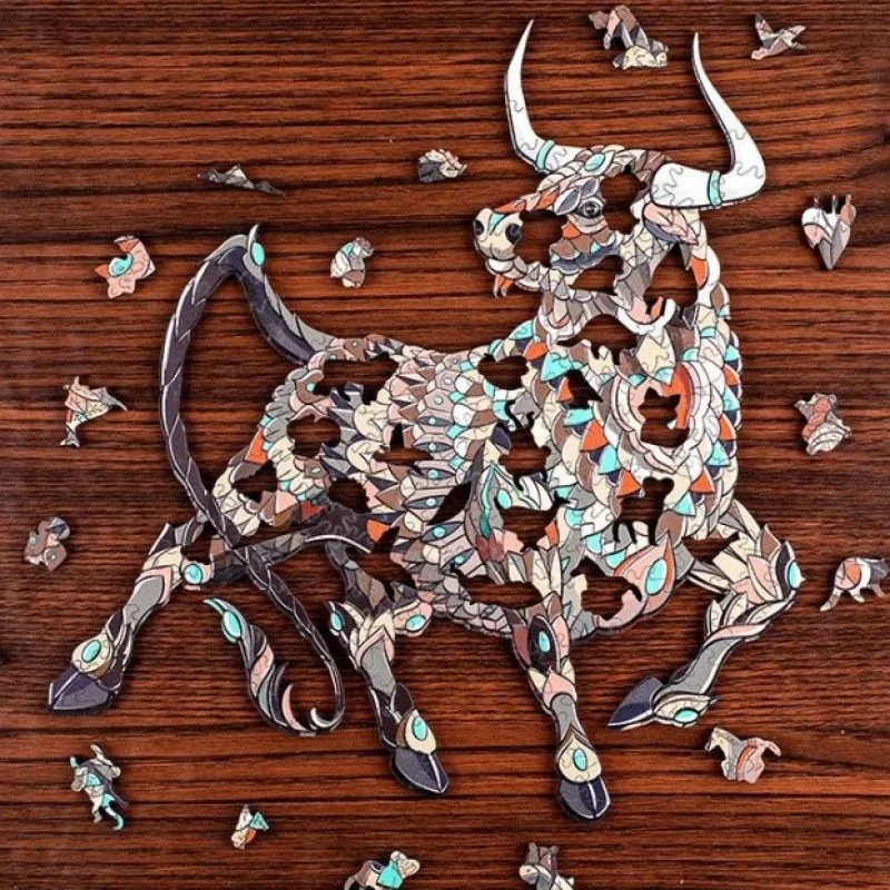 Drevené puzzle Buffalo/L 220 dielikov, veľkosť L