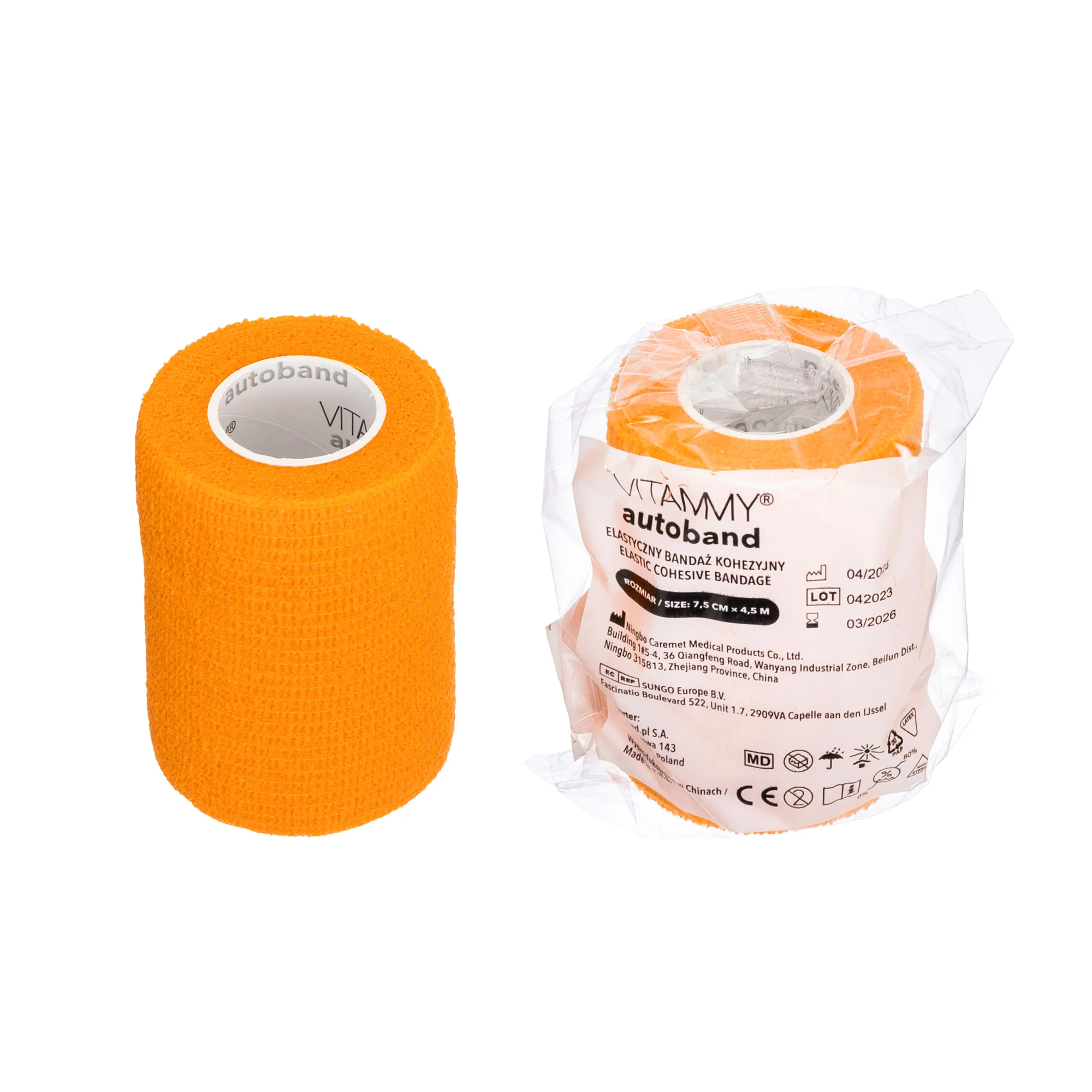 VITAMMY Autoband samolepiaca bandáž oranžová 7,5 cm x 450 cm