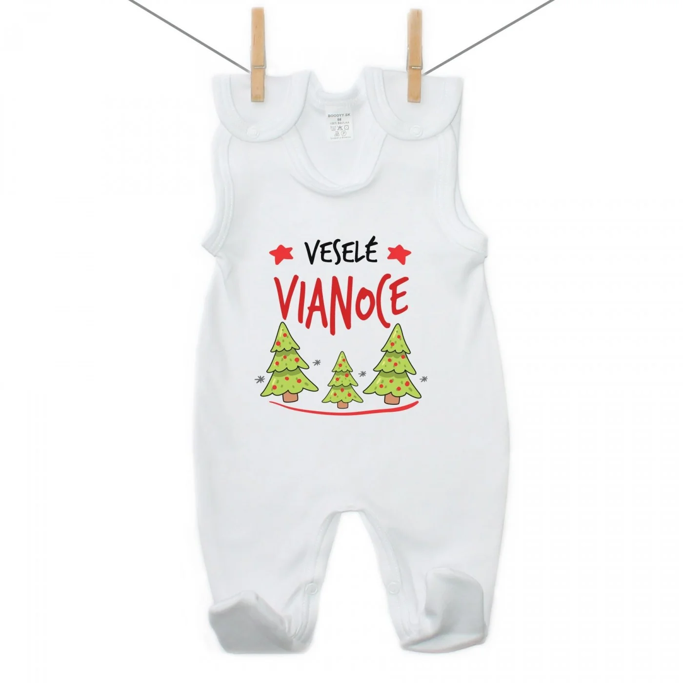 Boodyy Dupačky Veselé Vianoce Veľkosť: 68