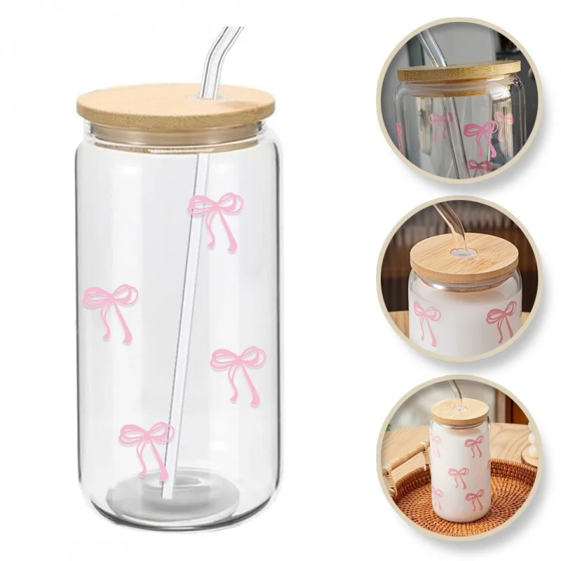 Livefy pohár so slamkou SlimBowy 450ml, ružový